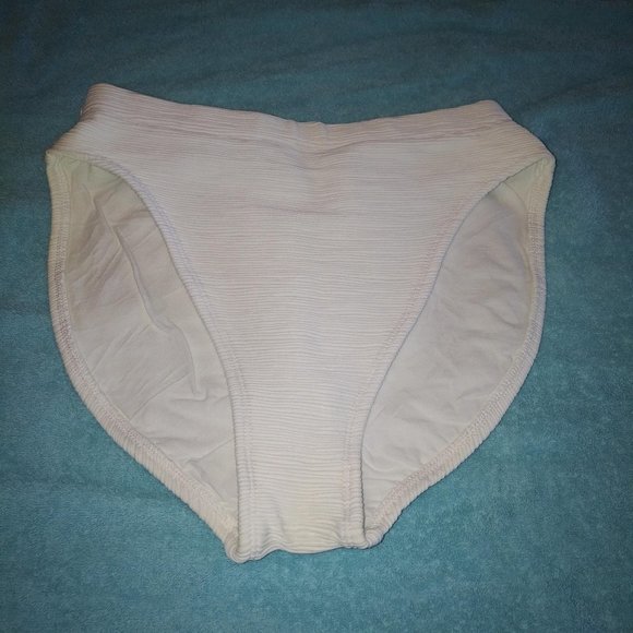 BRAND NEW ANNE COLE COLLECTION WHITE BIKINI -SZ 10 - Picture 4 of 4